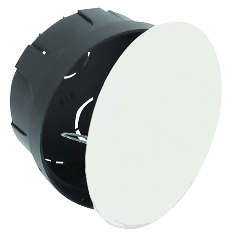 Caja Empotrar Registro Con Tapa Ã˜ 80 x 40 Gancho MetÃ¡lico