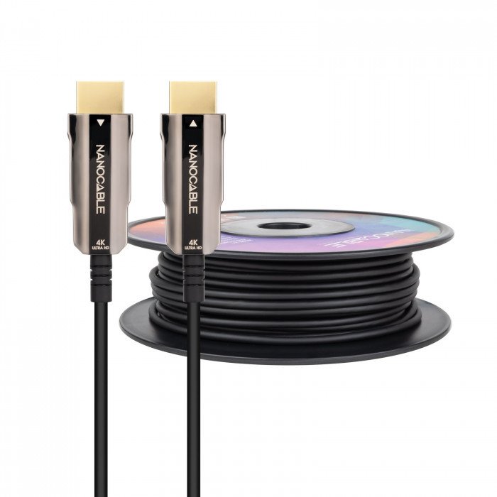 Cable HDMI V2.0 4K@60HZ AOC Fibra 50m NANOCABLE
