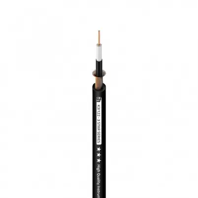 Cable Audio Desbalanceado 0,22mm NEGRO ADAM 3 STAR (100m)