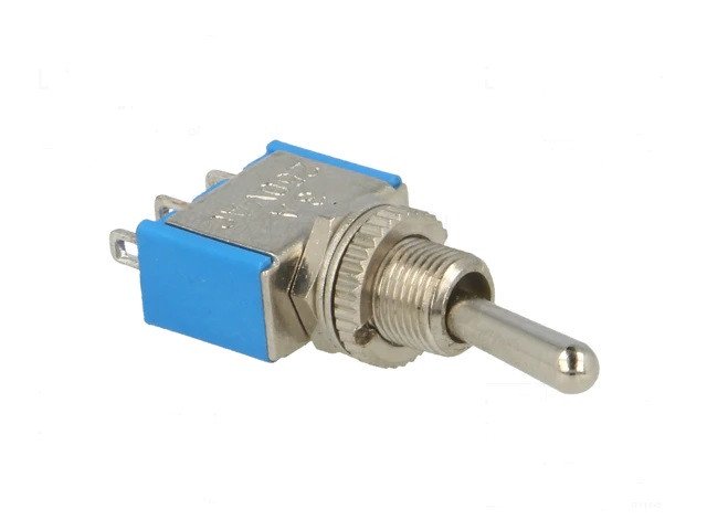 Interruptor Palanca Unipolar 3 posiciones ON-OFF-ON 3A/250Vac