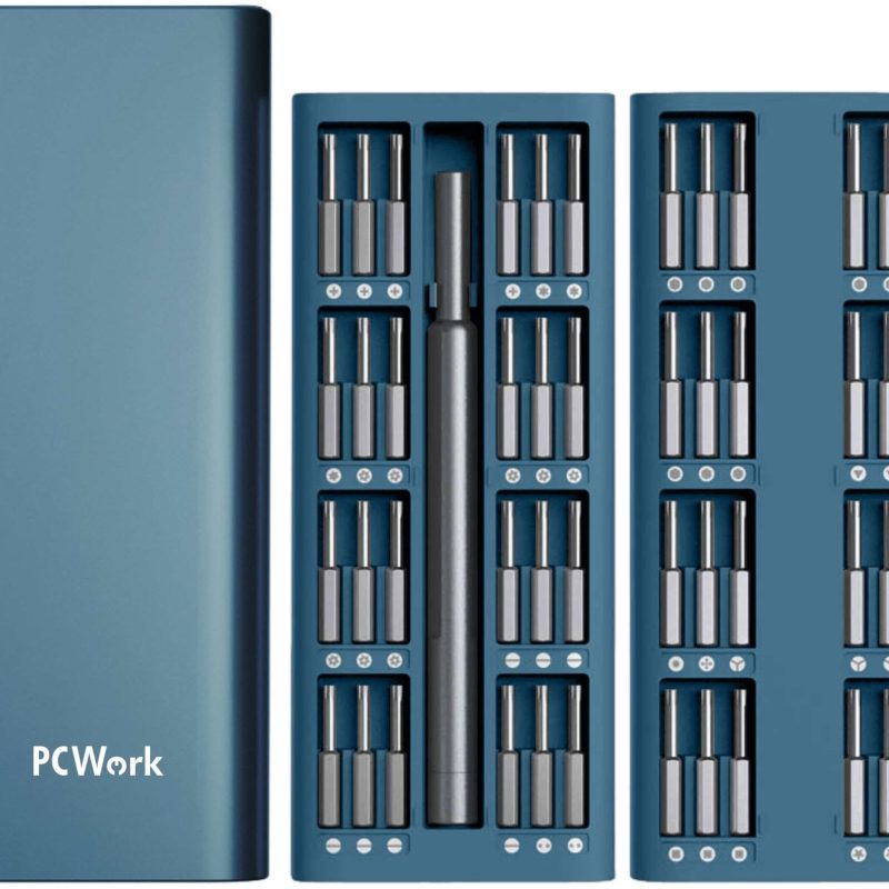 Destornillador de PrecisiÃ³n Premium con 48 Puntas En Estuche