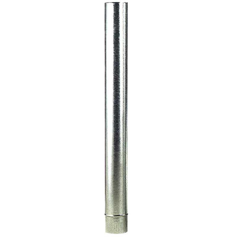 Wolfpack Tubo Estufa Acero Galvanizado Ã˜ 100 mm, Ideal Estufas de LeÃ±a, Chimenea, Alta resistencia, Conducto Humos