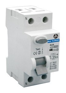 INTERRUPTOR Diferencial (RCCB) 2 Polos 63Amp/230Vac 14490W