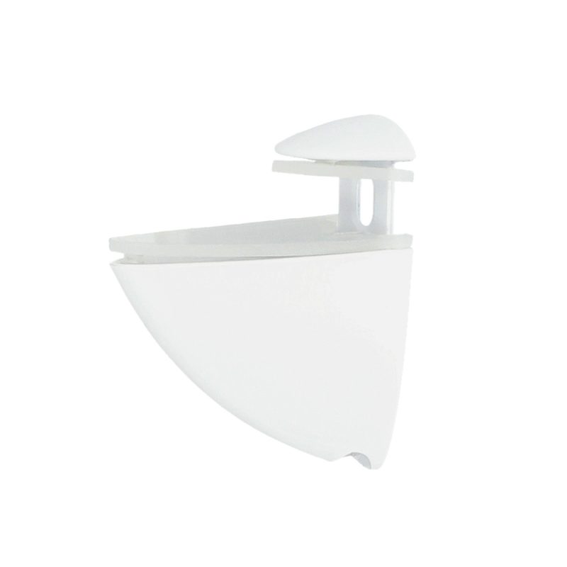 Soporte Pelicano Regulable Para Estante 1 / 20 mm. Blanco  (1 Pieza)