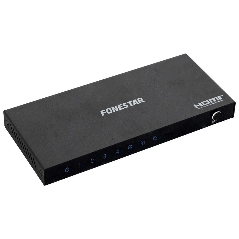 Distribuidor HDMI 2.0 1×4 4K@60 EDID FONESTAR FO-22S4ED