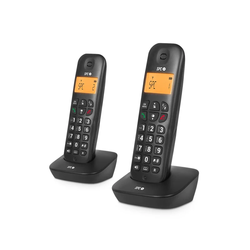 Duo Telefonos Inalambricos AIR PRO SPC NEGRO