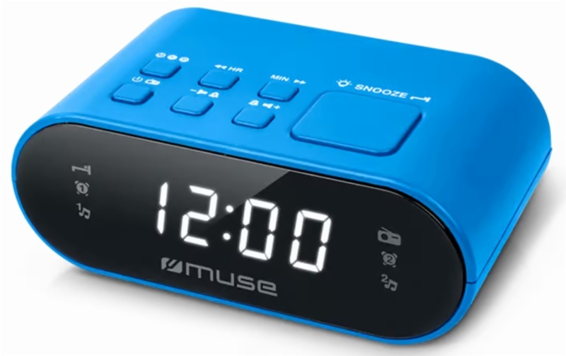 RADIO RELOJ MUSE M-10 BL