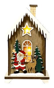 Casita Papa Noel Navidad DH