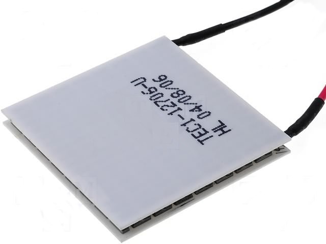 Celula Peltier 14,9V 6,4Amp 53W 40x40x3,8mm TEC1-12706
