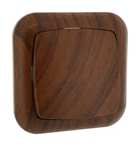 Interruptor de Cruzamiento Empotrar MADERA