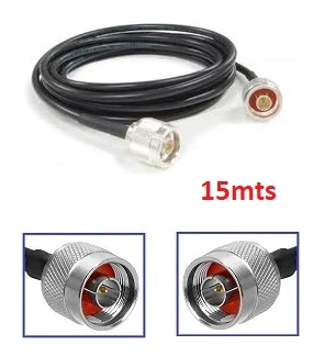 Cable Latiguillo N Macho N Macho 15m