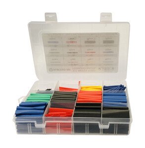 Caja TUBO Termorretráctil Varias Medidas y Colores (Set de 560 Tubos)