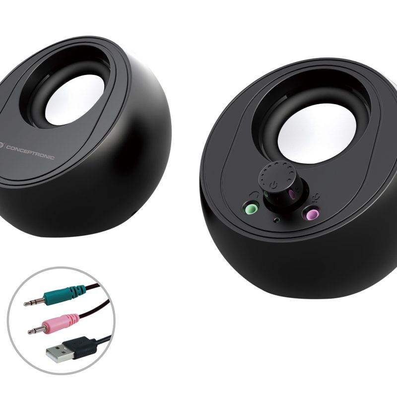 Altavoces Multimedia 2.0 Bluetooth NEGROS CONCEPTRONIC