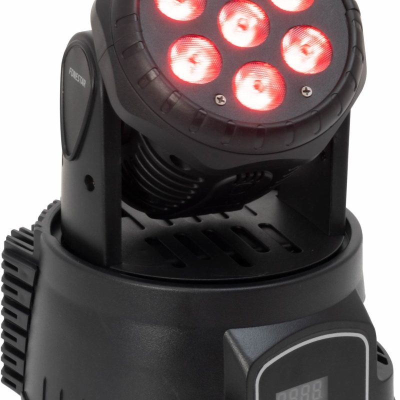 Cabeza Movil LED WASH DMX 7x10W RGBW FONESTAR