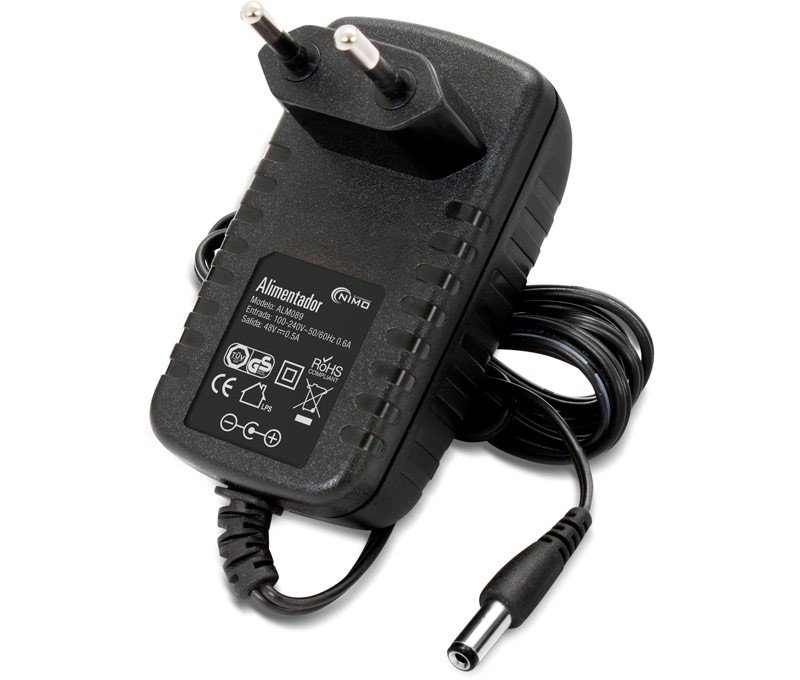 Alimentador Salida Fija 48Vdc 0,5Amp 24W Conector 5,5×2,1mm ALM089