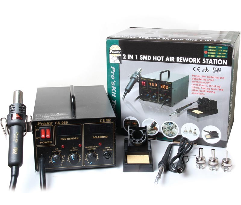 Estacion Soldadora aire caliente para SMD HRV6653