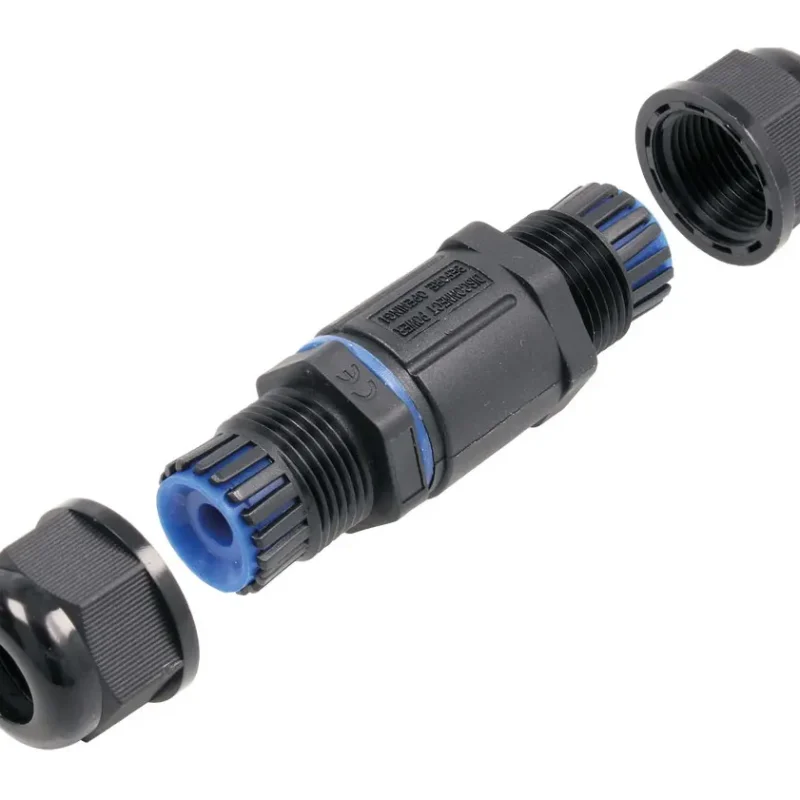 Conector Estanco Manguito Prensaestopa tornillo HOSPAOP IP68  3×0,5  a  3×1,5 mm²