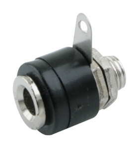 Hembrilla para Banana de 4mm color NEGRO