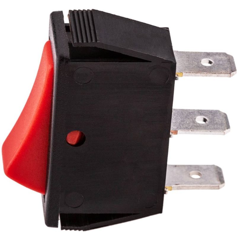 Interruptor Basculante Unipolar ON-ON 16A/250Vac ROJO