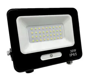 Foco LED 30W 6500K Blanco Dia IP65 Acabado Negro