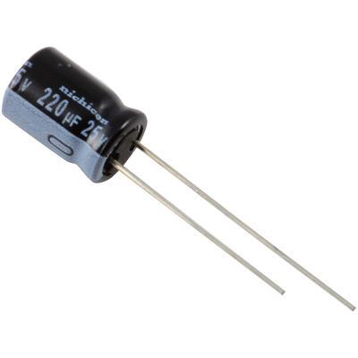 Condensador ElectrolÃ­tico RADIAL 220uF 25Vdc 105ÂºC Samwha