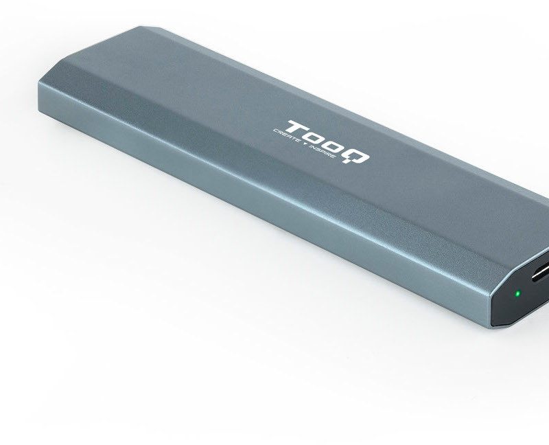 Caja Externa M.2 NGFF/NVMe USB3.1 GEN2 GRIS TOOQ