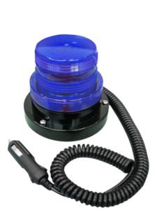 Luz de Aviso AZUL Base Magnética Conector Mechero Automovil 12-36Vdc