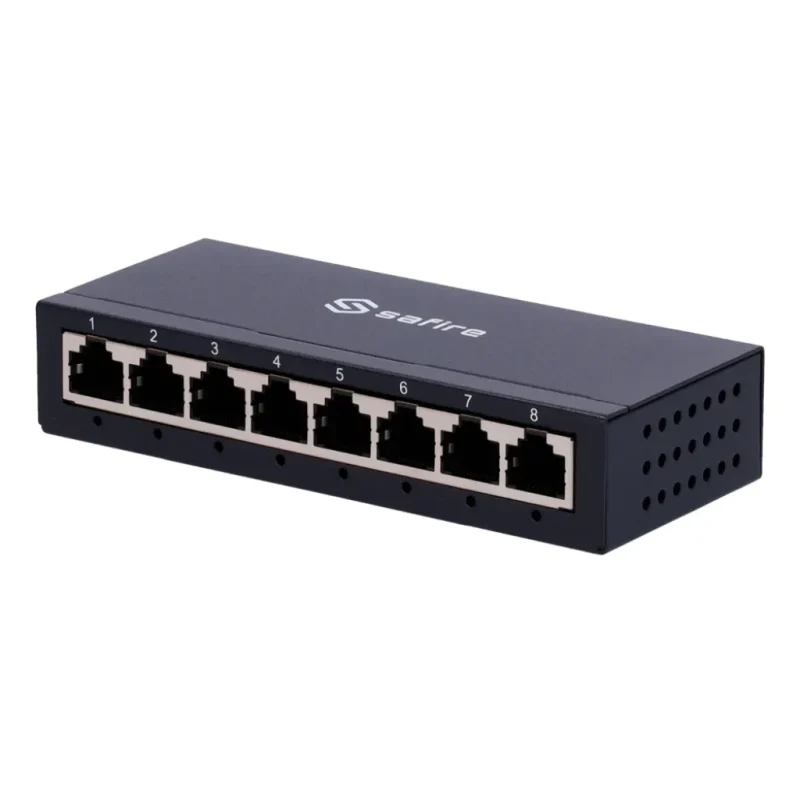Switch 8P Gigabit METAL SAFIRE
