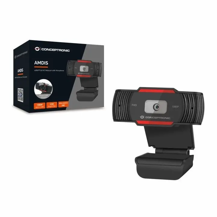 WebCam HD 1080p 3,6mm USB CONCEPTRONIC AMDIS04R