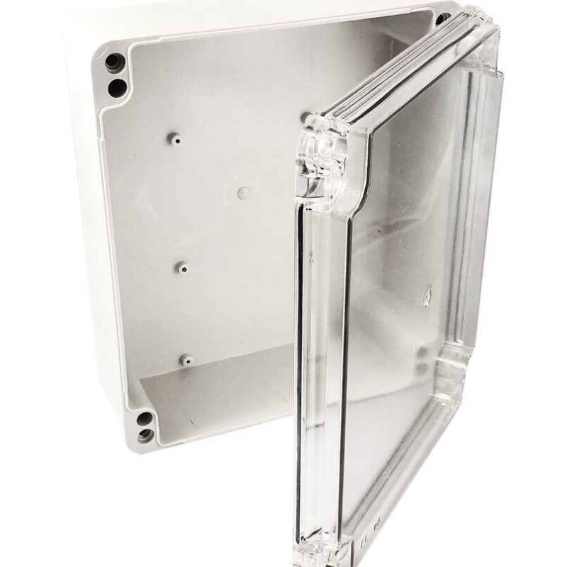 Caja Eléctrica Estanca Superficie con puerta transparente 300x265x130