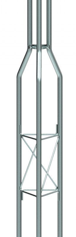 Tramo Superior Torre 180 Zinc+RPR 1m TELEVES