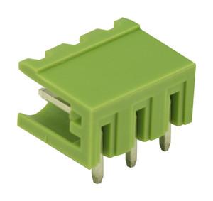 Regleta Conexion Macho C.I.  3Pin Acodado paso 5,08mm