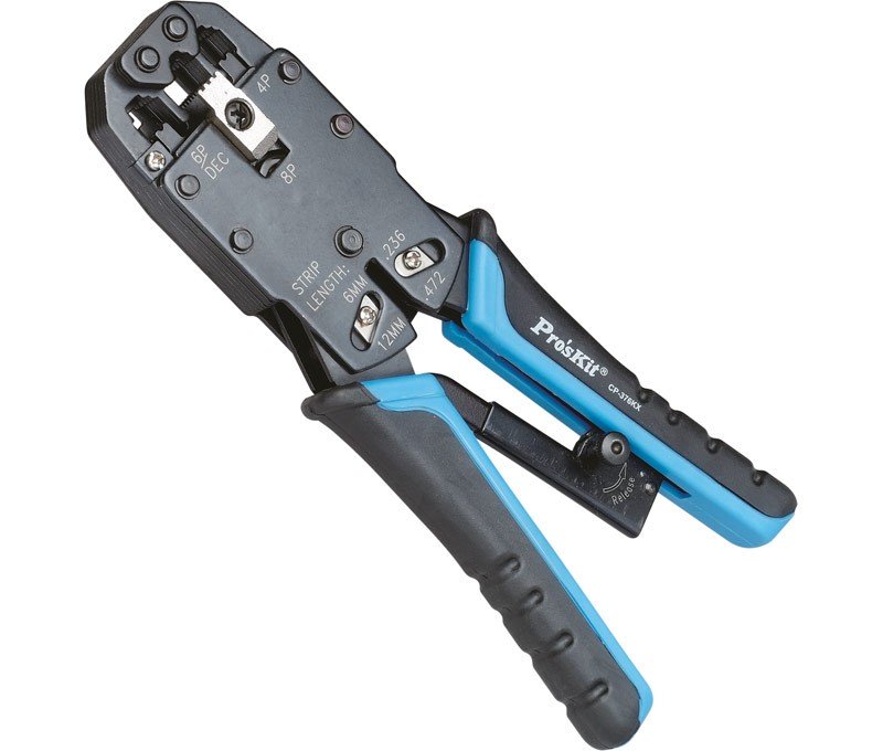 Crimpadora Universal para RJ11 RJ12 RJ45 CP376KX