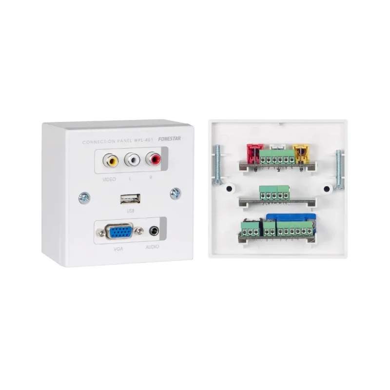 Panel Conexion VGA AV RCA JACK USB