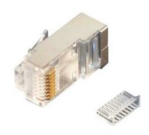 Conector RJ45 FTP Cat6 con GUIA (10uds)