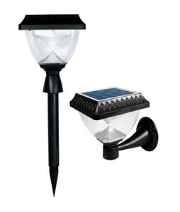 Farol LED SOLAR Pared o Estaca CCT 3 tonos de Luz IP54