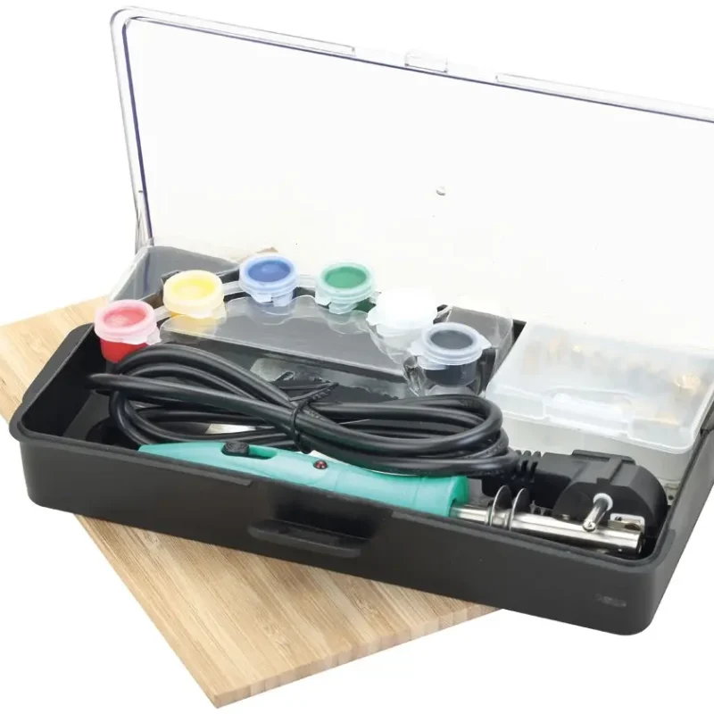 Soldador Pirograbado 230V Doble potencia con pinturas