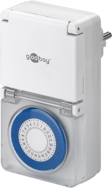 Programador Mecanico Diario 3500W 16A IP44 GOOBAY