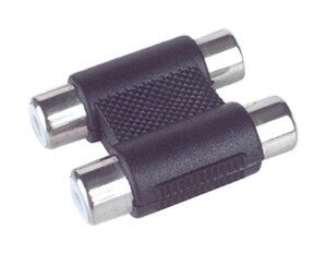 Adaptador RCA 2 Hembras a RCA 2 Hembra recto