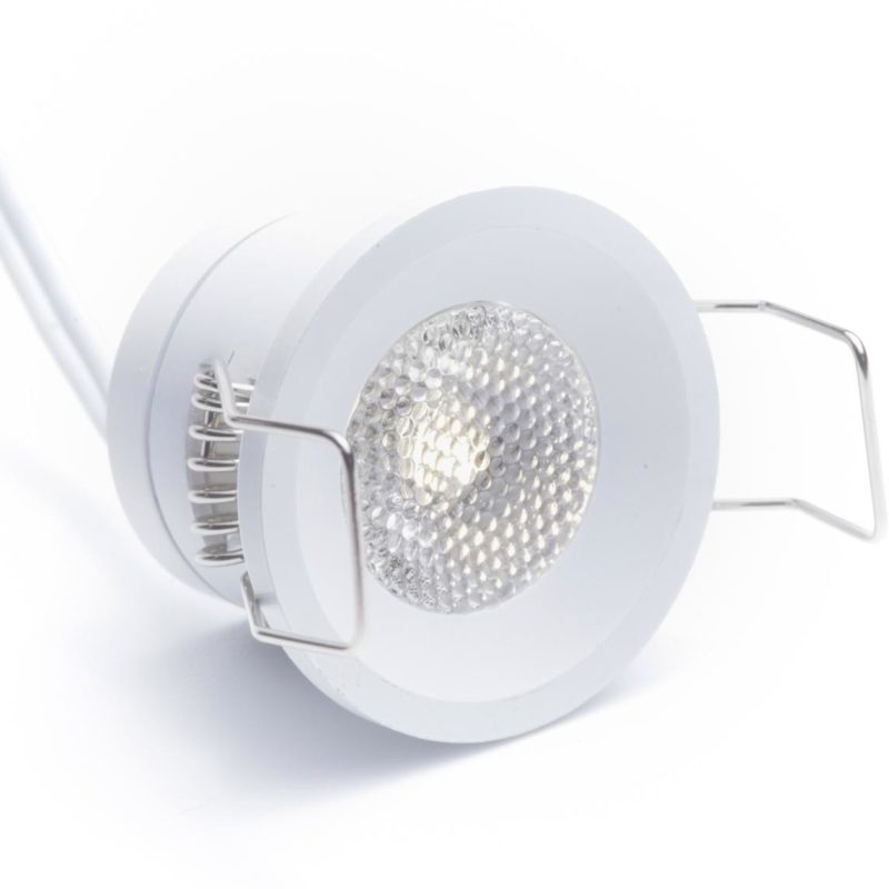 Punto de Luz 6000K Blanco Frio 1W 12Vdc Empotrar Redondo