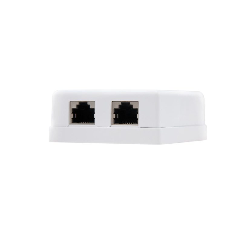 Roseta RJ45 Superficie FTP Cat5e 2 Tomas Blanco