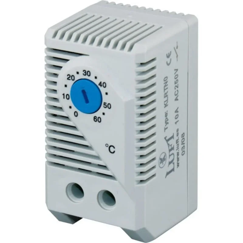Termostato RACK 19 Carril DIN NA 0-60ÂºC KLRTNO LUFT