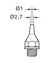 Punta Desoldador 20DE 2,7mm para DST JBC 0320500
