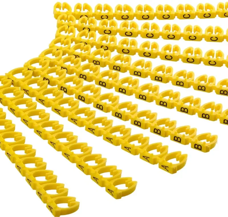 Marcador Cable 6mm Alfabetico A-C