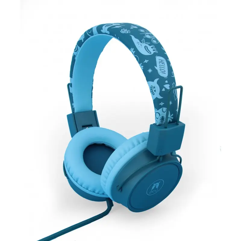 Auriculares Infantiles con protecciÃ³n de volumen con cable VERDE DCU