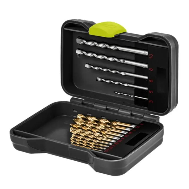 Estuche de Brocas para Metal y Mamposteria 17 unidades