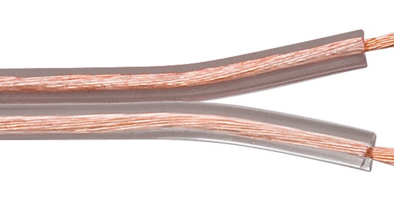 Cable Paralelo 2×2,5mm CCA TRANSPARENTE Polarizado (100m)