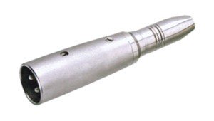 Adaptador XLR Macho 3Pin a JACK Hembra 6,3mm ST