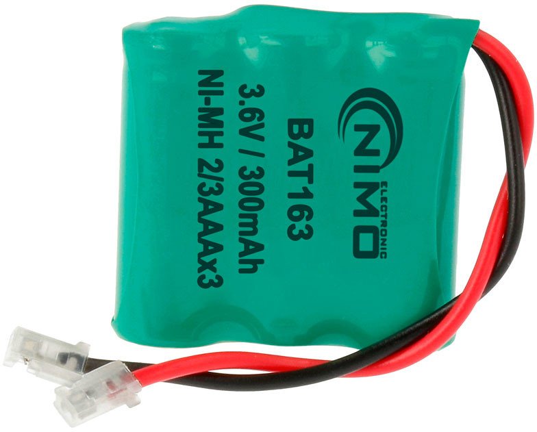 Batería NI-MH 2/3AAAx3 3,6V/300mAh Teléfono Inalámbrico