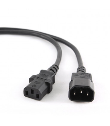 Cable Alimentacion C13 a C14 0,5m PE040605